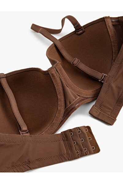 Koton Σουτιέν χωρίς επένδυση στράπλες και κάτω σύρμα - Αποσπώμενος ιμάντας