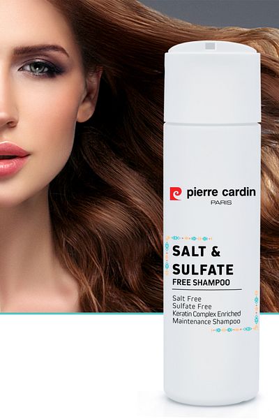 Pierre Cardin Salt-Free and Sulfate-Free Hair Care Shampoo 200 ml