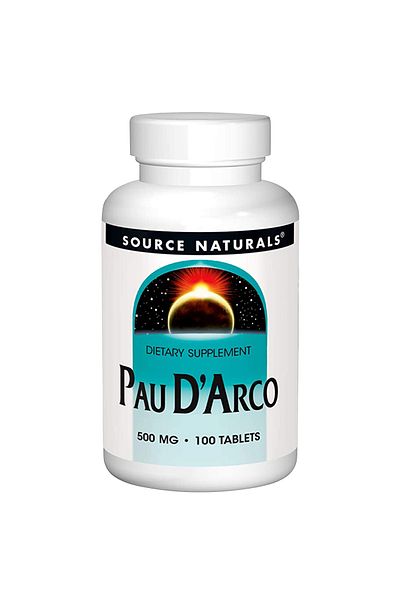 source naturals Pau D'Arco, 100 Tablets, 500 mg