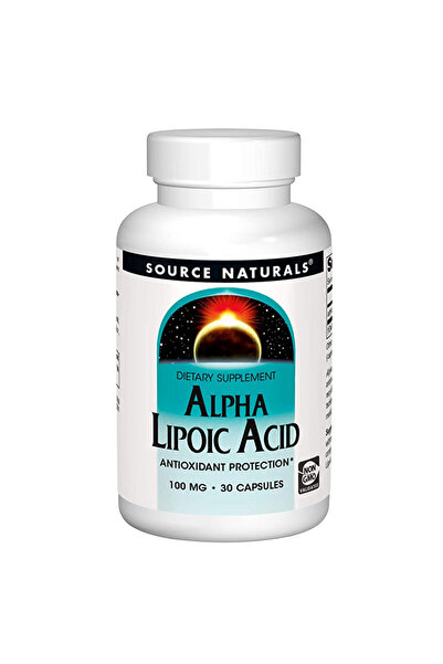 source naturals Alpha Lipoic Acid, 100 mg, 30 Tablets