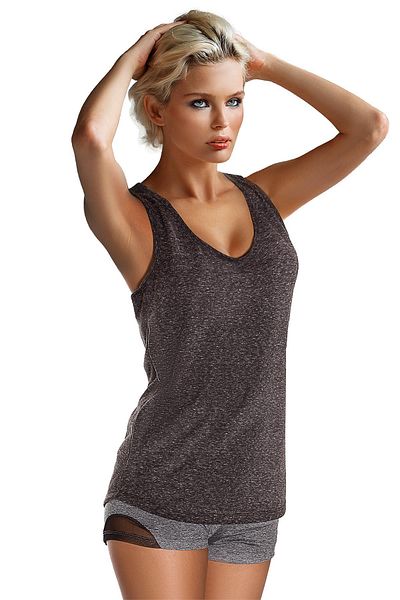 Doremi Γυναικείο T-Shirt από ανθρακί