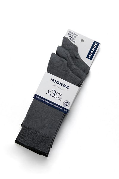 Miorre Ανδρικές κάλτσες Lycra Compact 3 συσκευασιών