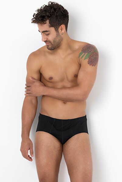 Doremi 100% Natural Cotton Comfortable Combed Cotton Men's Classic Anti-Sweat Slip Briefs