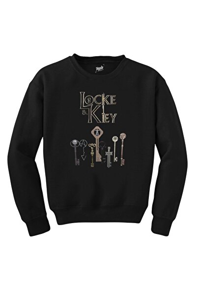 WAKHA لوك كي كيز سويت شيرت أسود