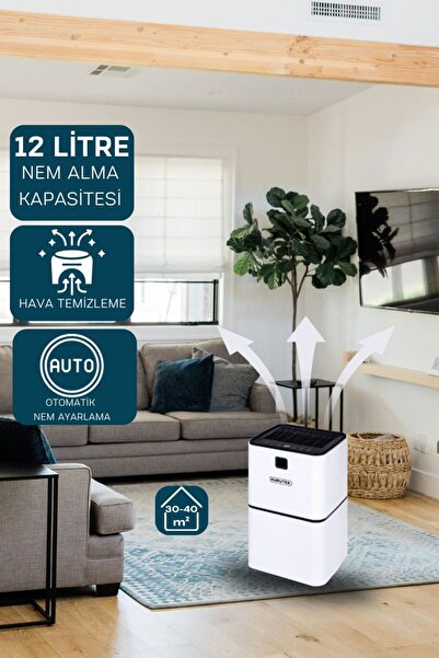 Kurutek KT-12K Ev Tipi Nem Alma ve Hava Temizleme Cihazı