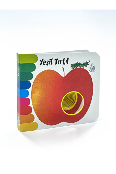 Pötikare Yayıncılık Yeşil Tırtıl Mini Delikli Kitaplar (Ciltli)