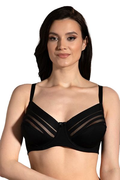 NEWBRA LINGERIE Γυναικείο σουτιέν χωρίς γέμιση D Cup, 358070