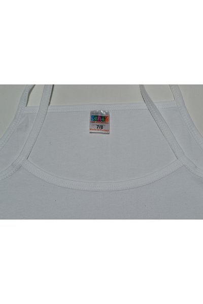 Şenay White 3-Piece Economical Cotton Pack for Girl - with Rope Strap