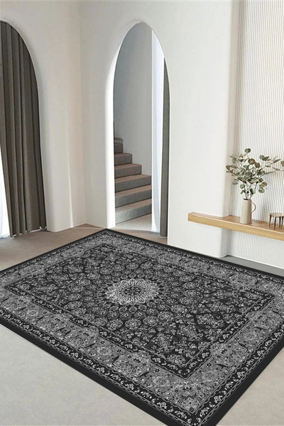 Viyana Home Dijital Kaymaz Taban Klasik Afgan Model Yıkanabilir Yolluk Mutfak...