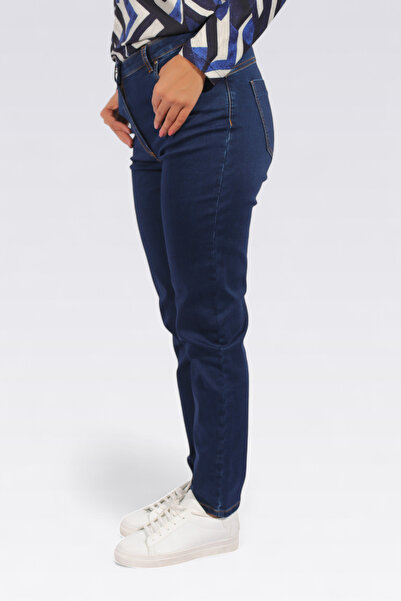 TOLGA SARAÇOĞLU 30232 LACİVERT DAR PAÇA KOT PANTOLON