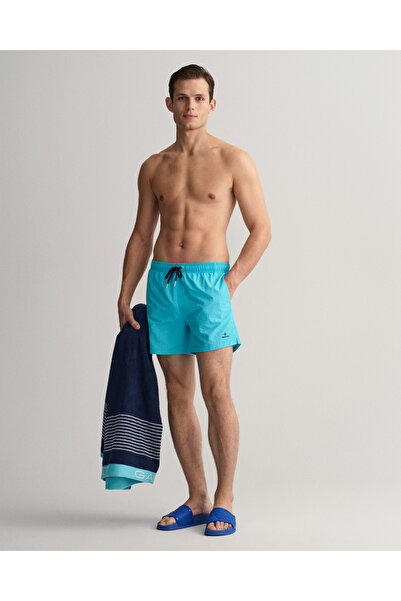 Gant Erkek Mavi Classic Fit Mayo Şort