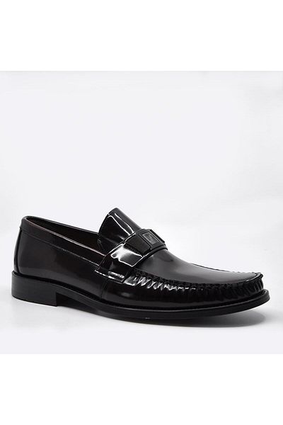 Fosco Pantofi casual pentru bărbați din piele naturală roșu Claret - 3100 966