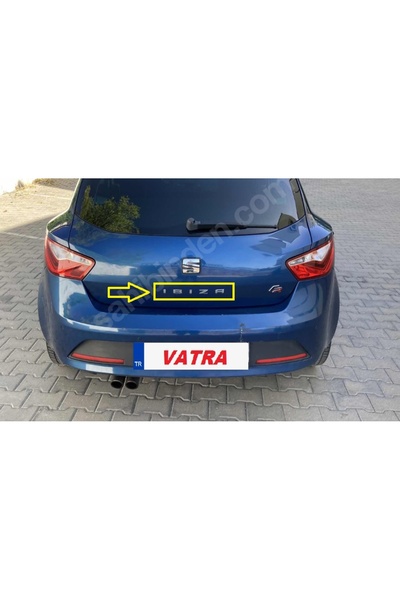 EDEXPORT Ibiza 1.2 TSI Sport Coupe FR Uyumlu Ibiza Krom Bagaj Yazısı 3M 3D ABS