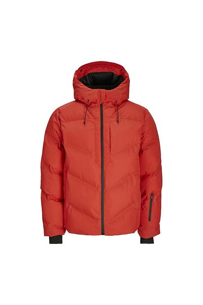 Jack & Jones 12260482   Jcoslay Heat Quilted Puffer Sn Red