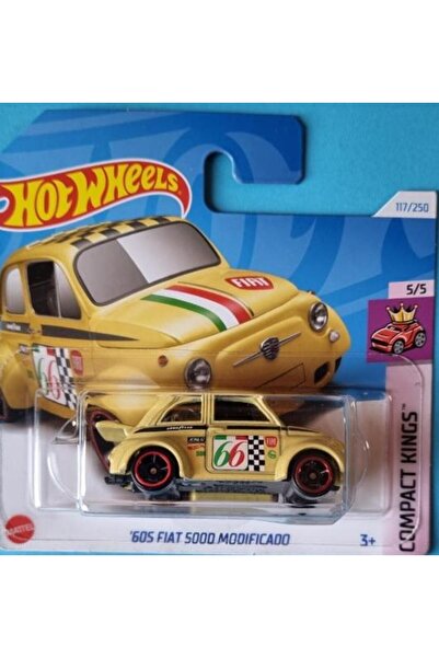 HOT WHEELS Tekli Arabalar '60s Fiat 500D Modificado HTC20
