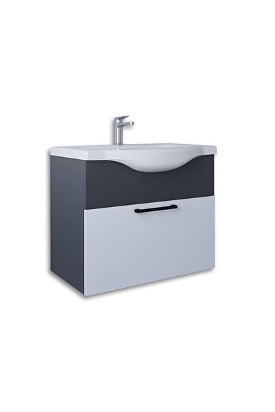 TETA HOME Eko 65 cm Mdf Banyo Lavabolu Alt Dolap