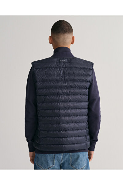 Gant Erkek Lacivert Hakim Yaka Kapitone Yelek