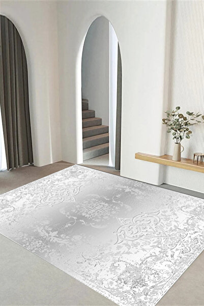Viyana Home Dijital Kaymaz Taban Klasik Etnik Modern Yıkanabilir Yolluk Mutfa...