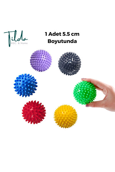 Tilda BSC. & Home 5.5 Cm Kas Gevşetici - Dikenli Duyu Uyarıcı El Ayak Sırt Vü...