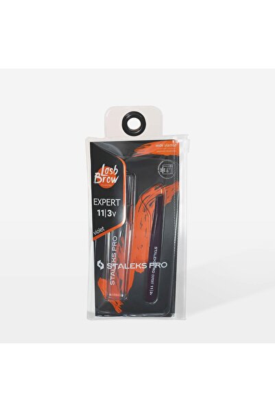 STALEKS EXPERT 11 TYPE 3v Kaş Cımbızı (Geniş Yamuk Kenarlar), Mor