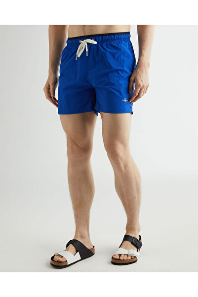 Gant Erkek Mavi Regular Fit Mayo Şort