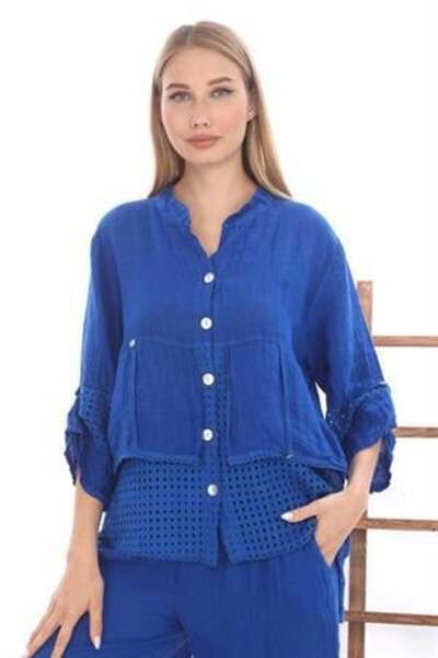 Bohem Stil ІТАЛІЙСЬКИЙ ФІСТО ДЕТАЛЬНИЙ ЛЬНЯНИЙ ПАНТАЛОН І КОСТЮМ