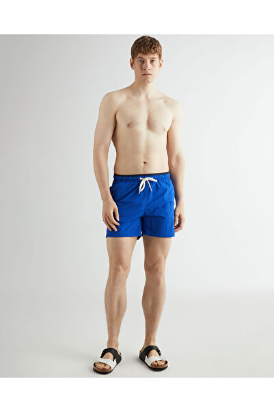 Gant Erkek Mavi Regular Fit Mayo Şort