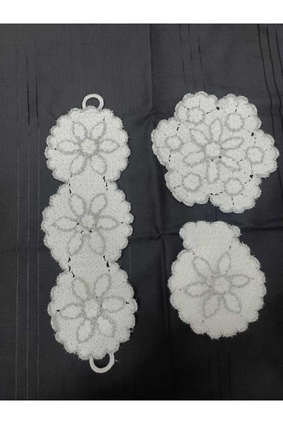 S.Y Set of 3 Bridal Washcloth