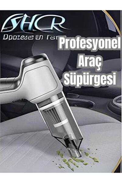 Smith JB-107 1200 mAh Şarjlı Araç İçi Süpürge Otomobil Vakumlu Araç Süpürgesi