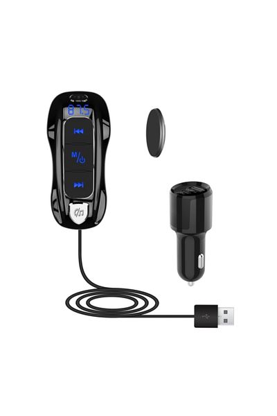 Wagan 5V/2.4A Slim and Sleek Hands-Free Bluetooth Car Charger