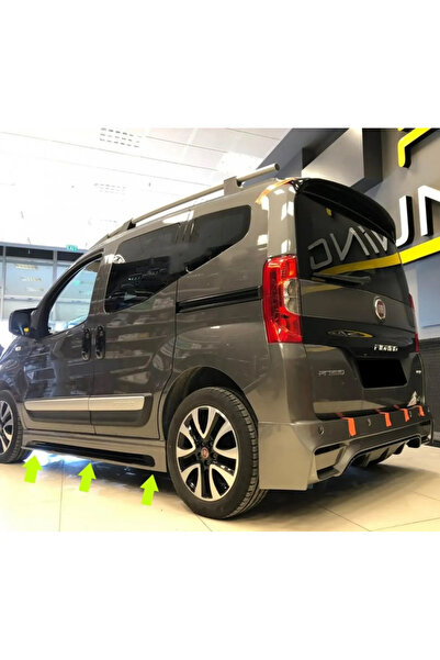 MKG Otomotiv Fiat Fiorino Yan Marşpiyel Seti Mat Siyah Plastik 2 Adet