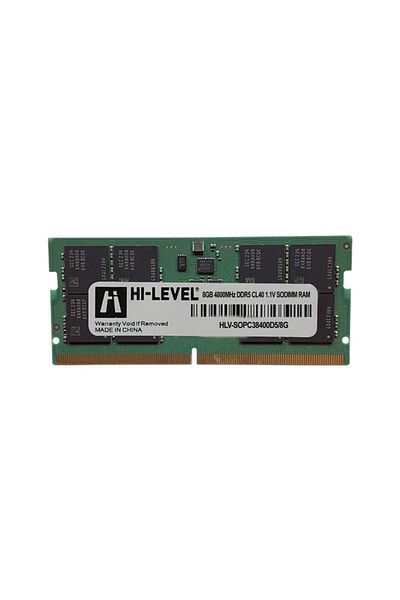 Hi-Level 8Gb Ddr5 Sodimm Ram - 4800Mhz, Cl40, 1.1V, Hlv-Sopc38400D5/8Gb