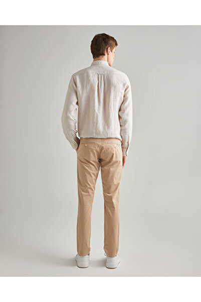 Gant Erkek Bej Slim Fit Pantolon