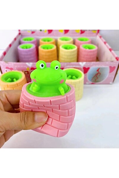 Bluoksweet Stres giderme çıkma fırlayan kurbağa çocuk squishy sukuçi oyuncak