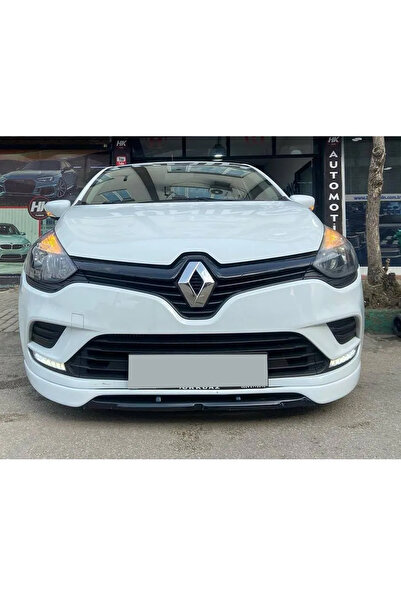 HasAkman Renault Clio 4 Makyajsız Ön Ek Karlık Mat Siyah Plastik