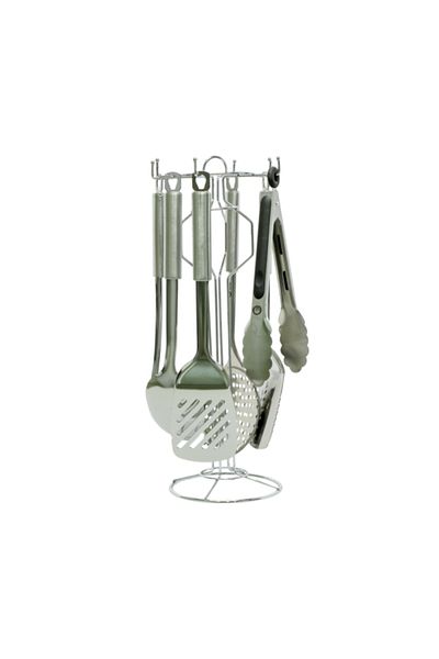 Hatchen 7-Piece Stainless Steel and Plastic Kitchen Tool Set  41cm