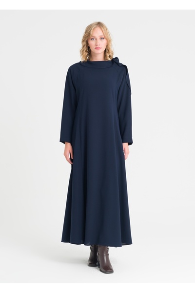 Armağan Reglan Kol Degaje Yaka Elbise