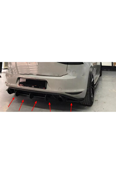 HasAkman VW Golf 7 R Tampon Flap Flaplar Splitter Bıçak
