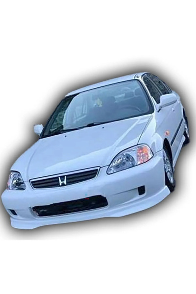 HasAkman Honda Civic Typer Ön Ek Karlık Mat Siyah Plastik 1999-2001