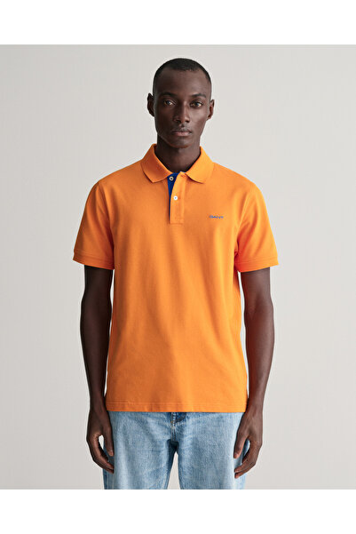 Gant Erkek Turuncu Regular Fit Polo