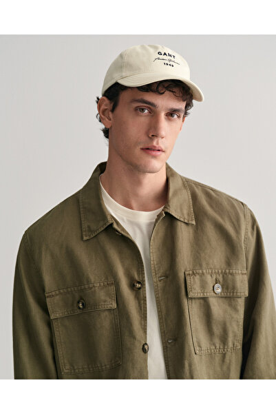 Gant Unisex Krem Logolu Şapka