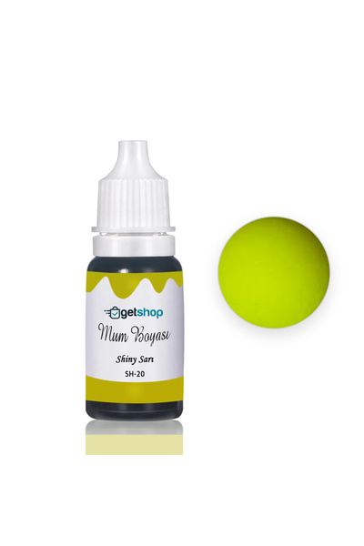 Getshopmini Mum Boyası Mum Renklendirici Sıvı Pigment Boya 15ml Renk Seçmeli