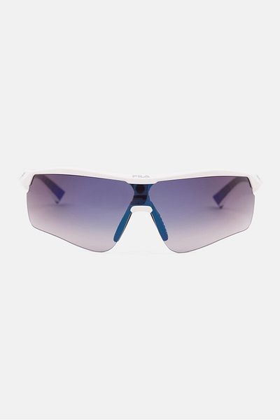 Fila Men Sf9326996vcb Sports Sunglasses, White