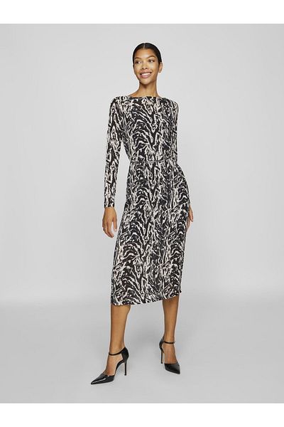 VILA Midikleid Langarm