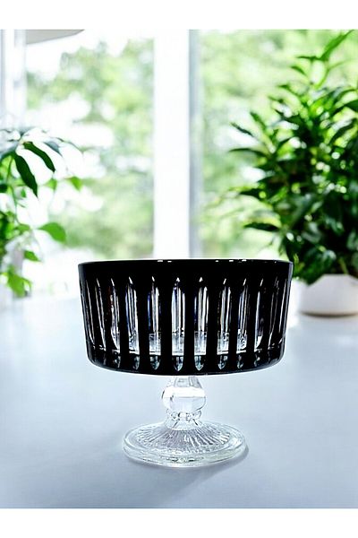 Paşabahçe 100% Handcrafted Crystal Cutting Presentation Bowl - 19 cm