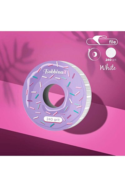 STALEKS Pro Plastik Bobin Için Expert Yedek Beyaz Bant Törpü Bloğu, 240 Grit