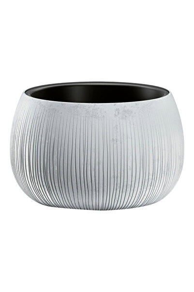 Prosperplast وعاء زهور دائري من الخرسانة مع ملحق 20.7 لتر