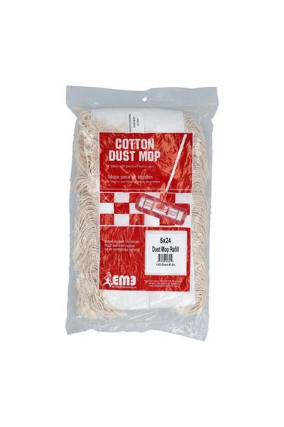 Elite Cotton Dust Mop Refill 5 x 24inch