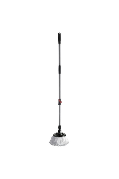 Tatay Stainless Steel Telescopic Mop with Microfiber Twister