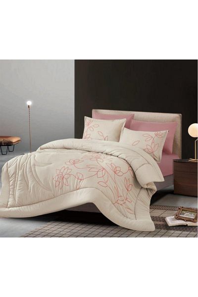 Cannon 6-Piece Floral Pattern King Comforter Set Assorted Color